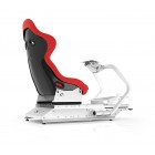 Rseat S1 Red Seat / White Frame Racing Simulator Cockpit